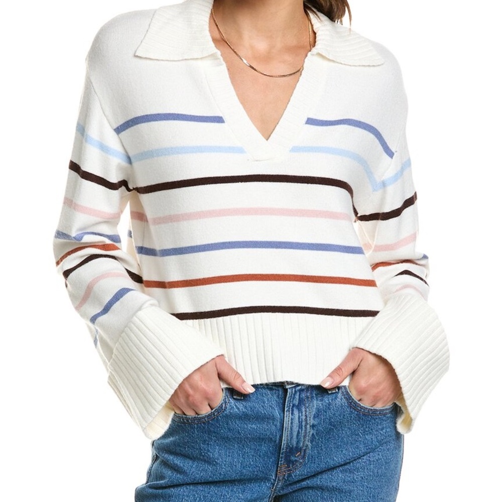 Laundry by Shelli Segal Johnny Collar Sweater NWT
